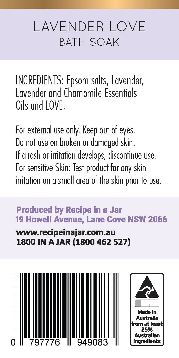 The NEW Lavender Bath Salts